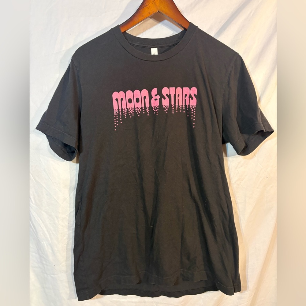 Bella Canvas Black Tee with Pink Graphic